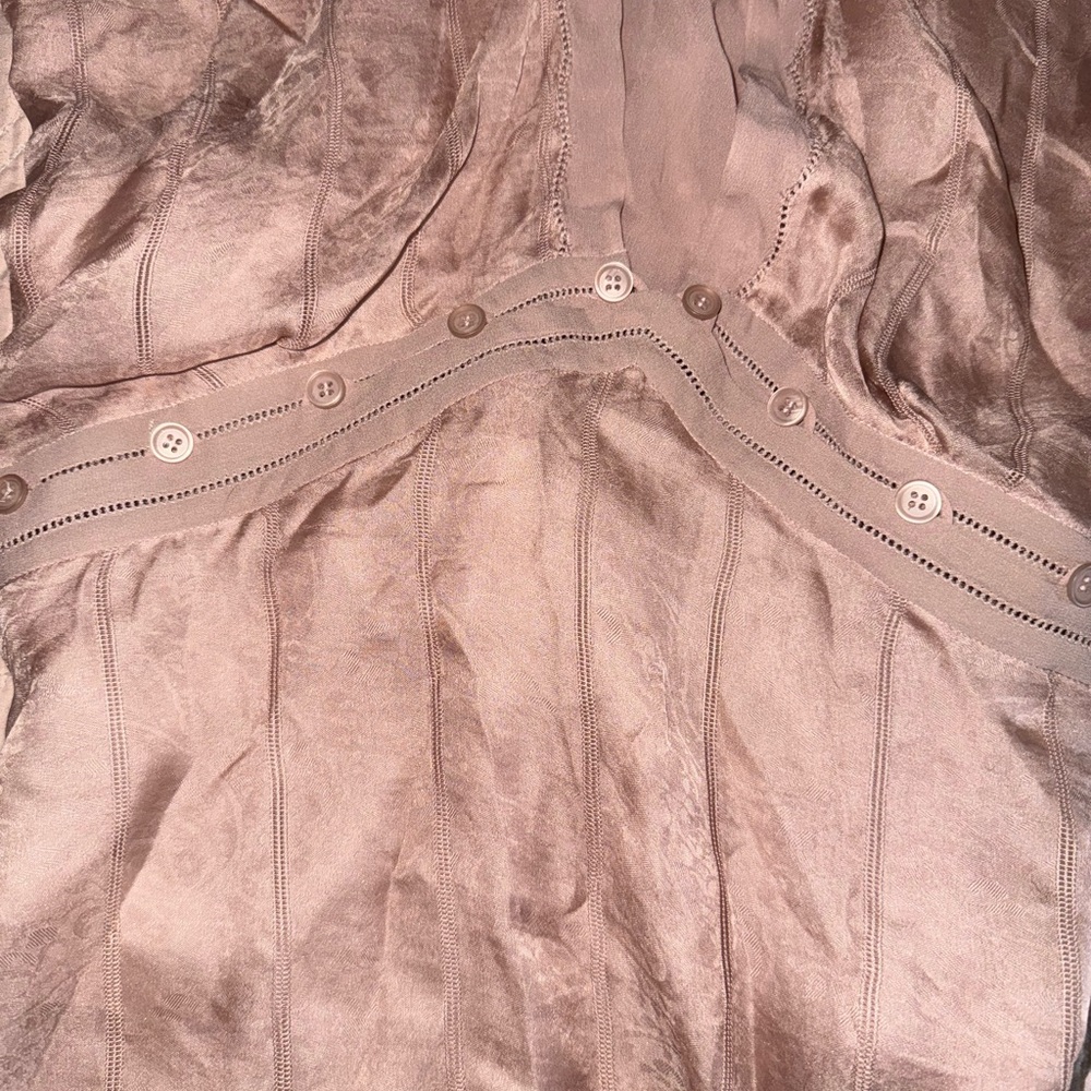 Stella McCartney 100% Seta Silk Pink Blouse Euro 44 / US Large Prestine - Picture 5 of 6
